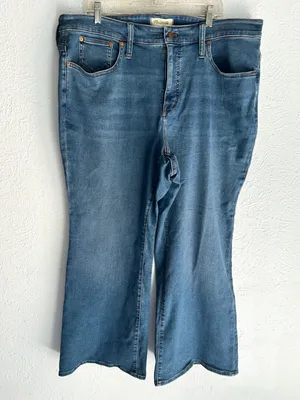 Madewell Plus Skinny Flare Jeans in Elevere Wash Sz 22W thumbnail 3