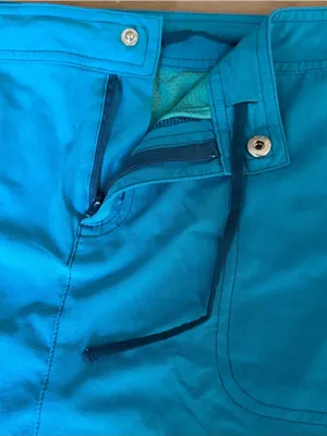 Title Nine Skort Size 10 Electric Blue Tenniscore Zip Pockets Active Travel thumbnail 3