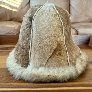 Shearling Buckskin Reversible Bucket Hat thumbnail 2