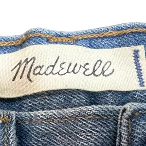 Madewell‎ The Dadjean Light Wash Button Fly Relaxed Size 23 Cotton 90's Straight thumbnail 6