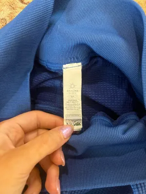 Aerie Offline Blue Striped Leggings thumbnail 3
