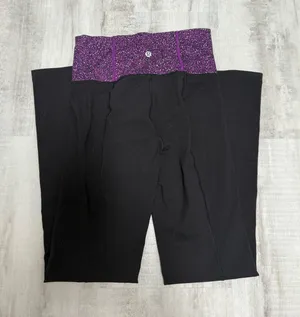 Lululemon Yoga Pants Flare Black thumbnail 1