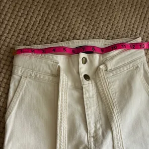 Abercrombie & Fitch Cream Ultra-High Rise Jeans thumbnail 9