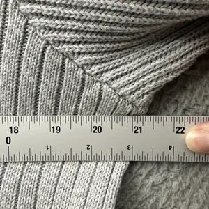 Habitat Clothes To Live In Roll Neck Knit Sweater Gray Lagenlook Women's Medium‎ thumbnail 7