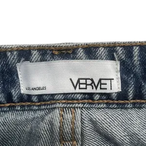 Vervet V2404 High Rise Distressed Straight Leg Jeans Blue Denim Size 25 thumbnail 5