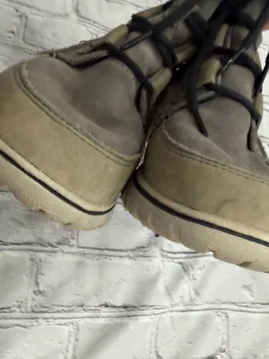 Sorel Grey Lace Up Winter Boots Womens 8 Winter Snow Gorpcore Granola Snow thumbnail 7