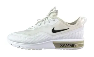 Nike Air Max Sequent 4.5 White Black Women's White Black Sneakers Shoes 9.5 thumbnail 1