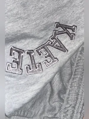 Kaete Gray Cozy Boyfriend Fit Grunge Sweatpants Sz L/XL Indie Sleaze Vibes Fall thumbnail 3