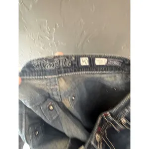 Miss Me Y2k Low Rise Capri Jeans JP5573B Dark Wash Cross Embellished Size 30 thumbnail 9