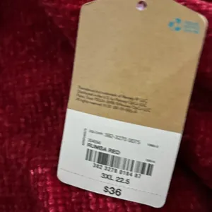 Stylish Red and White Women's Sweater Size undefined thumbnail 7
