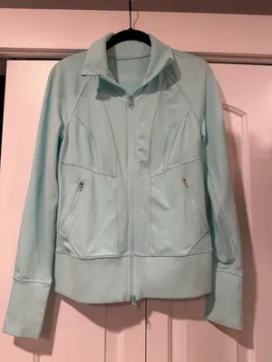 Zella Tiffany blue Full-Zip‎ athletic  Jacket small thumbnail 1