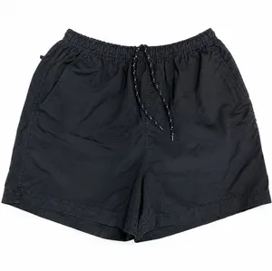 Vintage 90s ProSpirit Black Nylon Athletic Shorts Size M Drawstring Zip Pocket thumbnail 1
