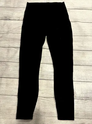 Lululemon In Movement 7/8 Tight Everlux 25" Black Legging Women Size 6 thumbnail 1