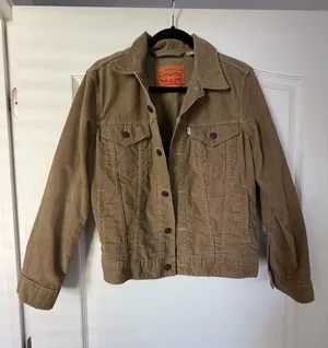 Levi's Brown/Tan Corduroy Trucker Jacket thumbnail 1