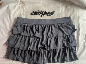 Edikted Aimee Ruffle Mini Skirt NWT thumbnail 3