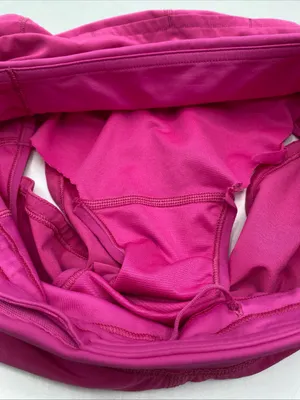 Lululemon Speed Up Hot Pink Athletic Running Shorts Zip Pocket 2 Neon Athleisure thumbnail 5