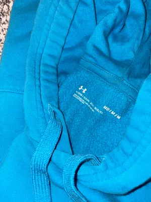 Under Armour Men’s Bright Blue Hooded Crewneck Sweatshirt thumbnail 8