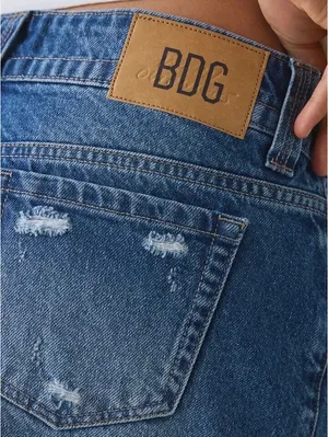 UO BDG Game Day Low-Rise Denim Micro Mini Skirt Urban Outfitters Indigo XL thumbnail 3