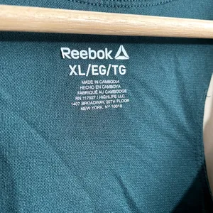 Reebok turquoise green racerback sports bra women's‎ size XL workout athleisure thumbnail 2