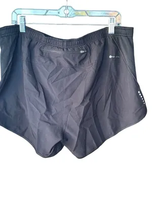 The North Face Size XL Womens Black FlashDry Running Shorts Back Zipper Pocket thumbnail 7