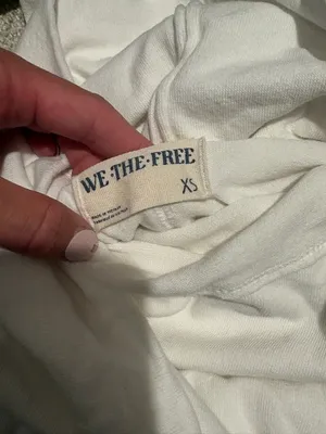 We The Free Iris top White Off Shoulder Long Sleeve Top XS thumbnail 5