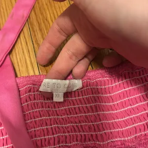 MORE TO COME Kristen Halter Mini Dress in Pink thumbnail 10