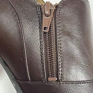 Natural Soul Brown Faux Leather Ankle Boots/Booties thumbnail 8