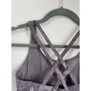 Lululemon Strappy Back Sports Bra Yoga Pilates Gym Athleisure‎ Sz 6 thumbnail 4