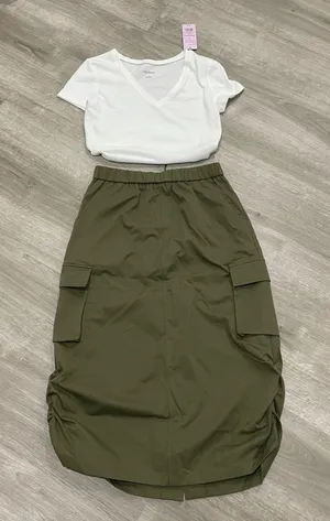 Green Cargo Skirt Size M thumbnail 2
