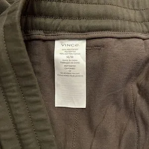 ‎Vince Women's Hunter green Cropped Side-Striped Pants Sz M thumbnail 4