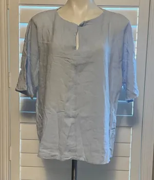 Light Blue Women's Blouse thumbnail 1