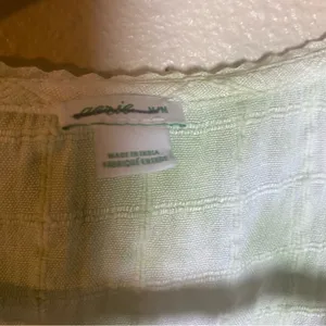 Aerie Light Green Textured Romper country cowgirl‎ feminine boho festival Medium thumbnail 2