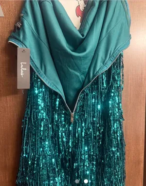 Lulus Mini Dress Green Sequin thumbnail 2