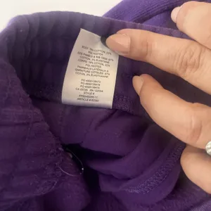 Artizia Small TNA CozyAF Fleece Purple Sweat Shorts thumbnail 6