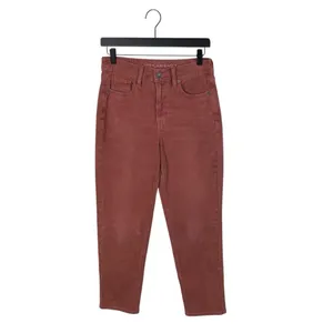 American Eagle Mom Straight Jean Corduroy Pants Stretch Size 4 Salmon Pink Rust thumbnail 2
