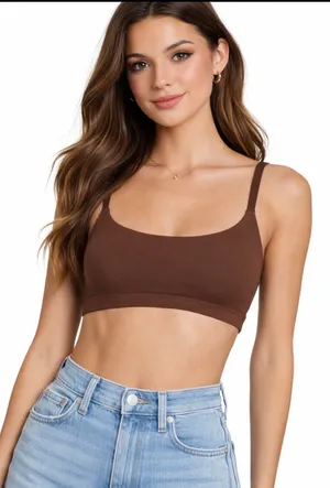 SKIMS Scoop Bralette Brown Size XXS thumbnail 1
