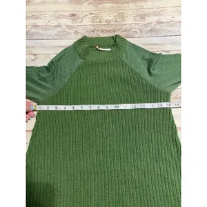 Free People Zou Bisou Knit Sweater Dress Size Small Retro Bell Sleeves Ruffles thumbnail 8