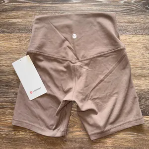 Lululemon Align Biker Short High Rise 6” Taupetastic Size 4 NWT thumbnail 1