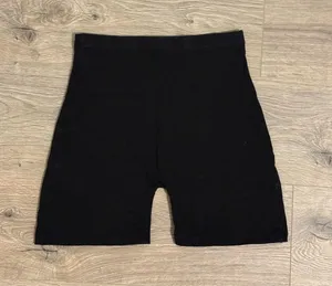 Brandy Melville Classic Black Cotton Biker Shorts One Size thumbnail 1