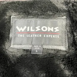 Vintage Wilsons Leather Jacket Mens Large Lined Heavyweight‎ Outdoor Grunge Goth thumbnail 10