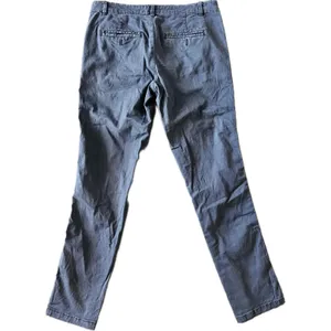 Anthropologie Striped‎ Chino Trousers 28 Relaxed Fit Gray Pants Embellished thumbnail 6