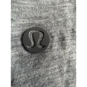 Lululemon Shirt Women XS Soft Gray Lightweight Running Casual Logo READ #JJJ6-1 thumbnail 3