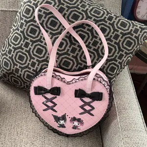 Universe Sanrio My Melody X Kuromi Lolita Figural Heart Bag thumbnail 1