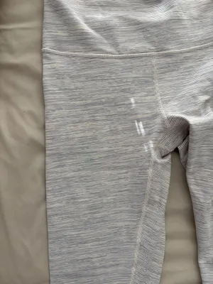 Lululemon light grey striped leggings thumbnail 2
