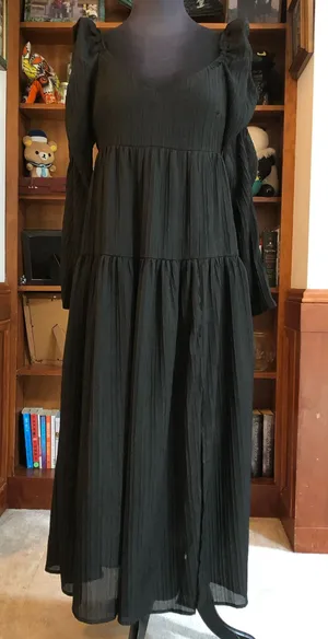 ASTR The Label Ruched Puff Sleeve Midi Dress thumbnail 1