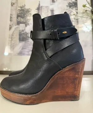 Rag & Bone Wedge Emery Boots Black thumbnail 2