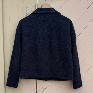 lululemon athletica Textured Black Knit Bomber Jacket thumbnail 7