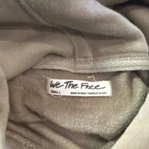 Free People Its A Vibe Camo Hoodie Small Green Patchwork Oversized Baggy Soft thumbnail 5
