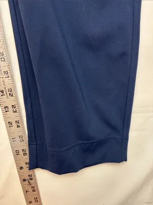 Lululemon size large women's tapered leg mid rise pant 7/8 length luxtreme navy thumbnail 9