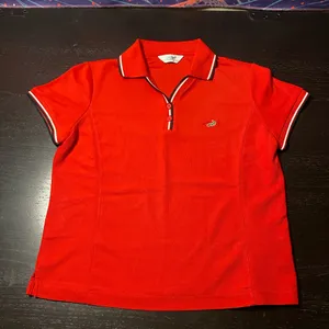Red Polo Short Sleeve Tee thumbnail 1